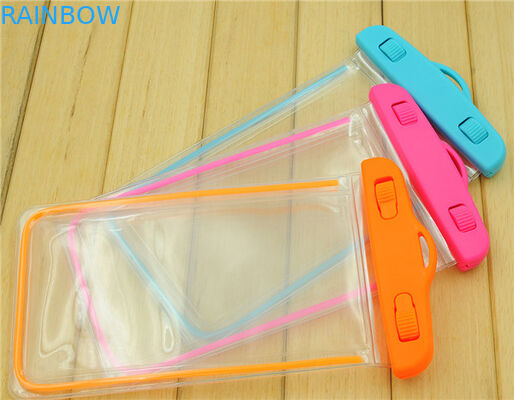 Universal 5.5 Inch Pvc Tas Telepon Tahan Air Untuk Iphone 6s 6 Plus, Pink / Oragne / Biru