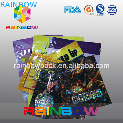 Disesuaikan 4g / 10g Kemasan Herbal Dupa / Tas Ziplock Potpourri