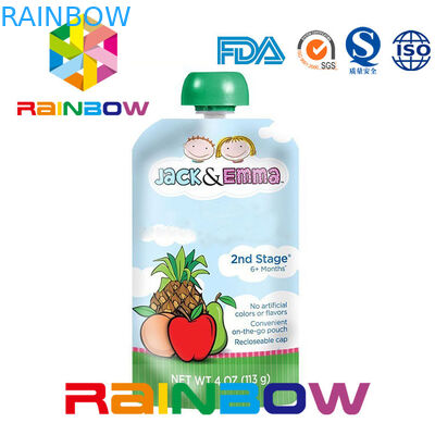 500ml Organik Minuman Madu Fermentasi Stand Up Spout Pouch Kemasan Disetujui FDA