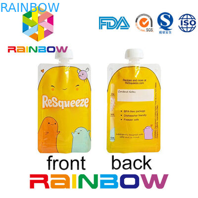 500ml Organik Minuman Madu Fermentasi Stand Up Spout Pouch Kemasan Disetujui FDA