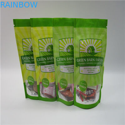 Kemasan Cannabis Seeds Private Label kantong plastik dengan resleting Untuk Connabis Seeds