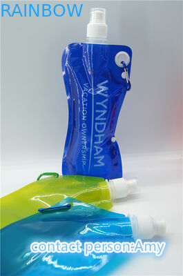 Promosi PET / PE Spout Pouch Packaging dengan resleting yang dapat ditutup kembali