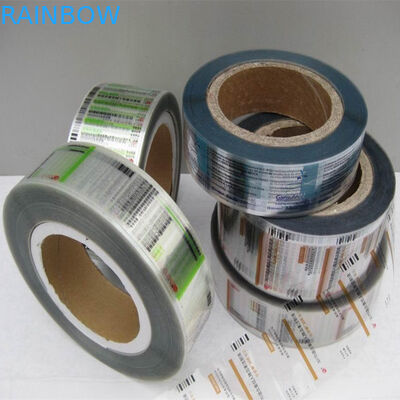 Custom made pvc shrink lengan untuk kemasan botol / stiker label adhensive tahan air