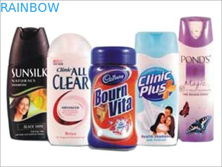 Label Pvc Menyusut Lengan Tahan Air Non Perekat Untuk Botol Plastik