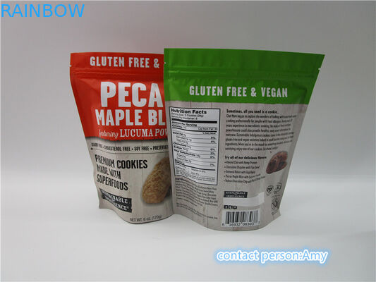 Custom Made Promosi Chocolate Biscuit Snack Bag Packaging Gravure Printing