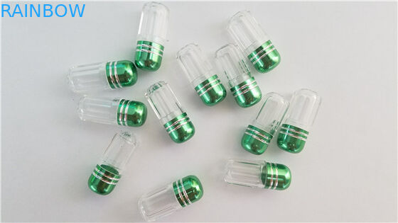 Botol plastik kosong untuk pil dan kapsul / Botol pil pembesaran pria dengan tutup logam