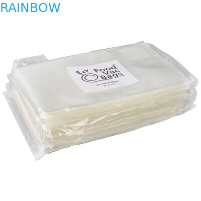 Vacuum Roll Keluarga Bertekstur / Timbul Ukuran 8 "X50 '11" X50' untuk Makanan Segar