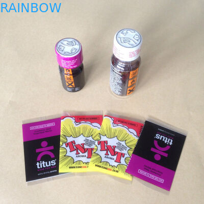 Custom made pvc Shrink Label Lengan untuk stiker kemasan botol