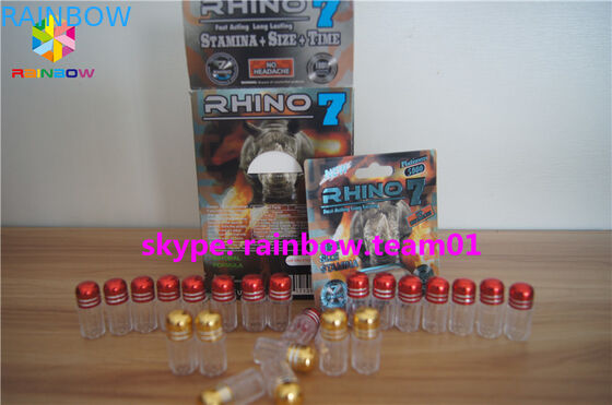 Disesuaikan Botol Pil Plastik Bullet, Botol Obat Plastik Dengan Tutup Logam