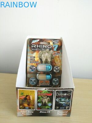 Oem odm kemasan kotak kertas pria seks peningkatan pil