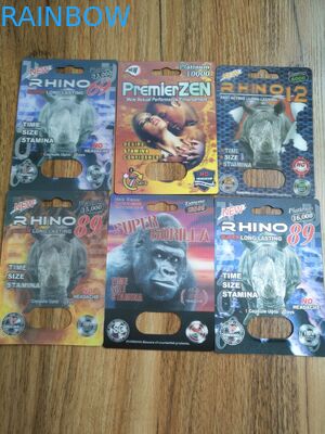 Laki-laki Enhancement Pills Batal Kertas Kemasan Blister / Bahan PP