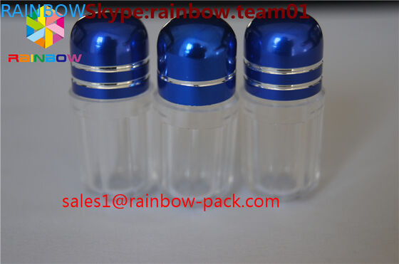 Botol obat kosong seks kecil dengan tutup foil aliminum, selongsong peluru