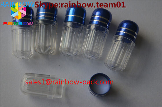 pil bentuk kapsul wadah seks pil kapsul kapsul kasus kecil untuk badak 7 pil kemasan peningkatan botol pil