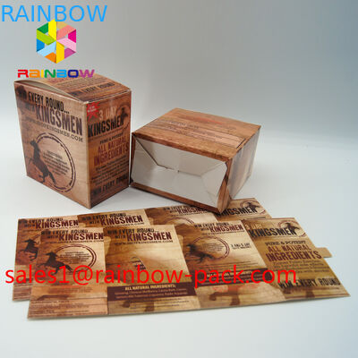 Black Mamba Display Box Sex Enhancement Pills Kemasan Kartu Efek 3D Pill Seks