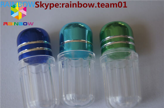 Kapsul Pembesaran Penis / Pil Seks Botol Obat Plastik Dengan Tutup Cincin