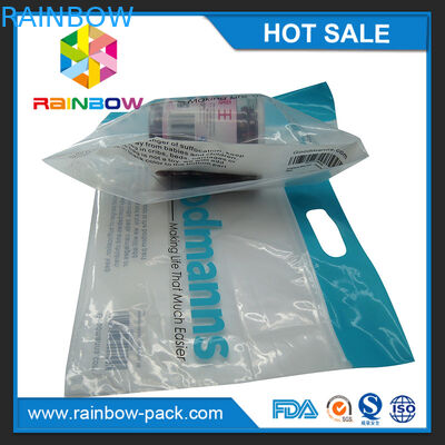 Tas slider ziplock slider dengan logo berdiri tas jelas tas kunci zip depan dengan kode upc dicetak tas ziplock depan yang jelas