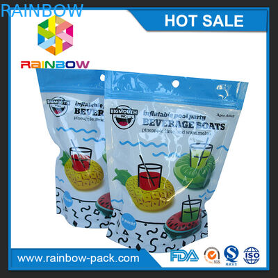 bau kustom bukti ditutup kembali aluminium mylar tas ziplock