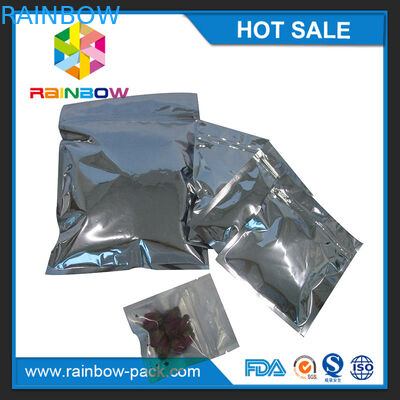 Kustom dicetak foil dilaminasi mini tas zip mylar untuk obat pil tamper jelas tas kunci zip