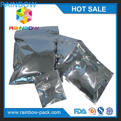 Kustom dicetak foil dilaminasi mini tas zip mylar untuk obat pil tamper jelas tas kunci zip