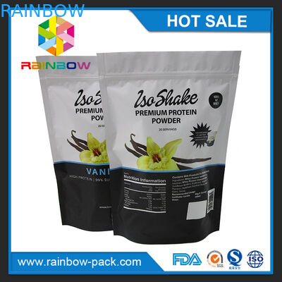 1kg Aluminium Foil Matte Printing Mylar Stand up Ziplock Protein Powder Packaging Bag