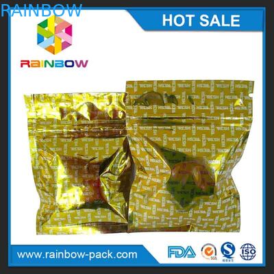 Kantong Mini Foil Emas Shinny / Tas Ziplock Aluminium Sealed Hermetically