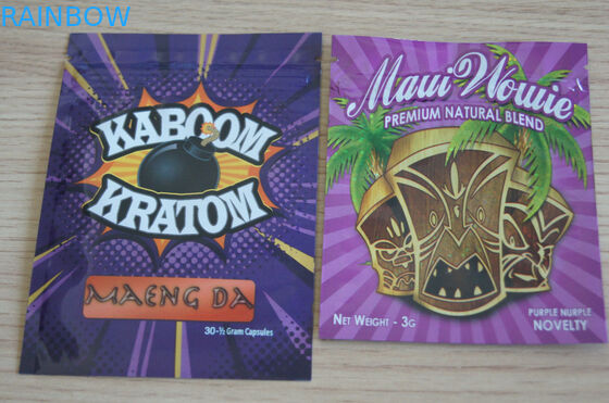 1G 3g 4g 5g 10 gram tas Kemasan Dupa Herbal, Tas Ritsleting Ziplock Kecil