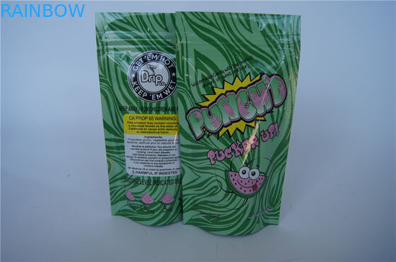 Zipper Herbal Dupa Kemasan, Resealabe Potpourri Aluminium Foil Stand Up Pouch