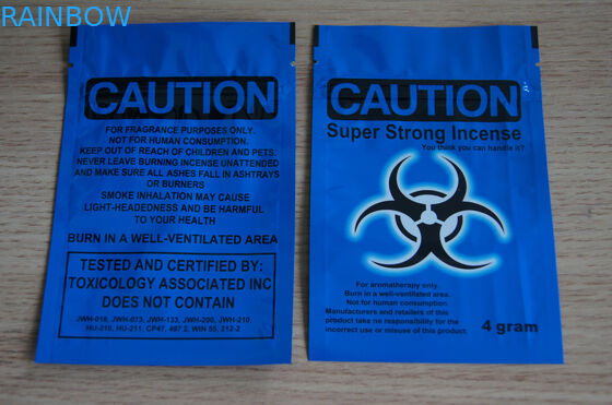 Tas Kemasan Rempah-rempah Ekstrak Botani, Kantong Plastik Klimax Dupa Herbal Kunci