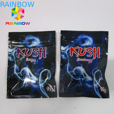 Resealable Spice Herbal Incense Packaging, tas ziplock mylar One Side Clear