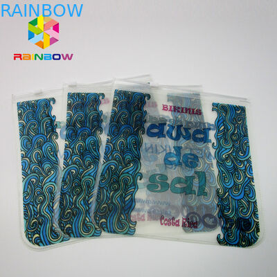 Tas Pakaian Renang Kustom Kemasan PVC Bikini Zipper