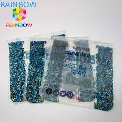 Tas Pakaian Renang Kustom Kemasan PVC Bikini Zipper