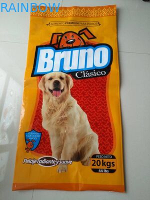 Side Gusset Pouch Tas Penyimpanan Makanan Kemasan Side Gusset Untuk Makanan Hewan Ternak