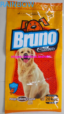 Kustom Kucing Pet Makanan Kantong Segel Panas Sisi Hewan Peliharaan Tas Buhul Sertifikasi SGS