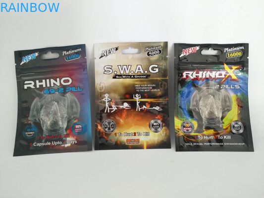 Kemasan Laminated Food Foil Pouch Encore Kantong Pil Ziplock Medis Keras