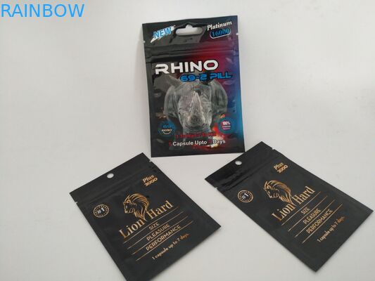 3 Side Seal Pill Packaging Bags Pouch Air Mata Notches Untuk Encore Hard Capsule Powder