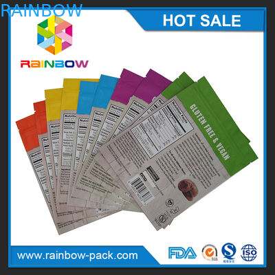 250g Aluminium Foil Matte Printing Mylar Stand up Ziplock Cookies Kemasan Kantong Tas