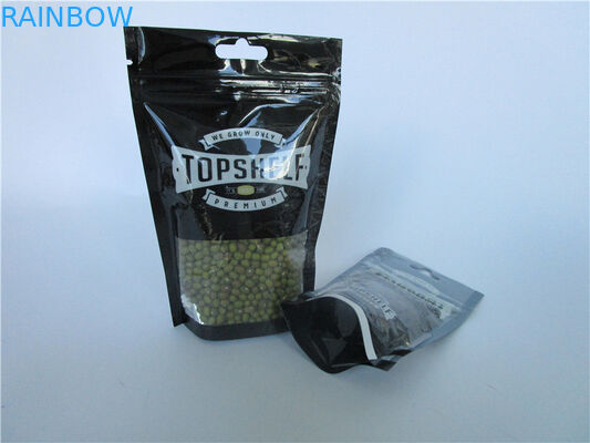 Mylar Ziplock mariguana kemasan tas kantong Benih Cannabis Kemasan Private label plastik