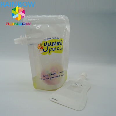 Makanan Standar Minuman Spout Pouch / Tas Kemasan Makanan Bayi 150 Micron Tebal