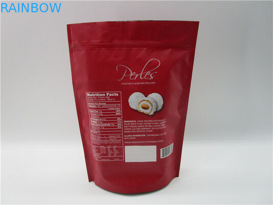 250g 500g kustom dicetak matte food grade berdiri foil kunci zip tas kemasan protein whey