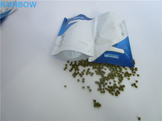 Dapat digunakan kembali bubuk protein Whey ritsleting tas paket makanan