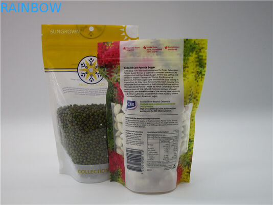 suplemen gizi kemasan tas makanan tas mylar foil dengan kunci ritsleting untuk bubuk protein