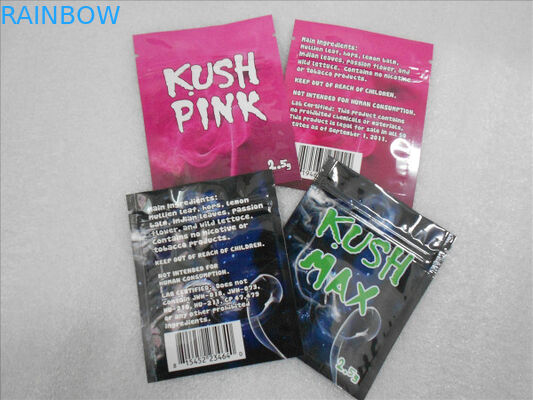 California Dream Herbal Dupa Kemasan Kantong Ritsleting Datar Pil Kimia THC Sachet