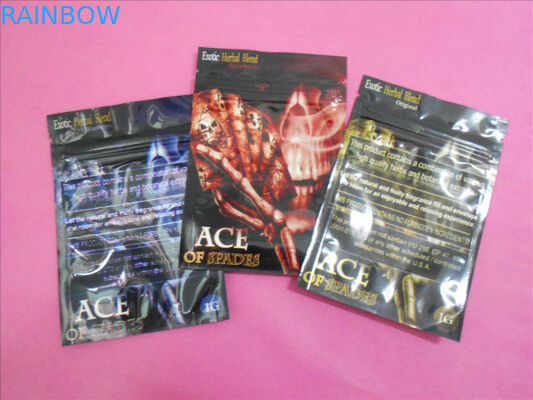 California Dream Herbal Dupa Kemasan Kantong Ritsleting Datar Pil Kimia THC Sachet