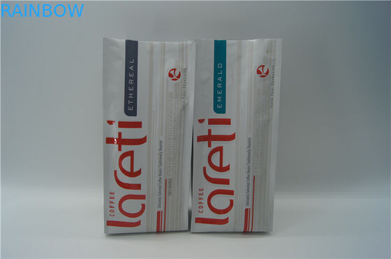 Tas pengemasan kopi sisi gusset customzied untuk kopi bubuk dengan katup