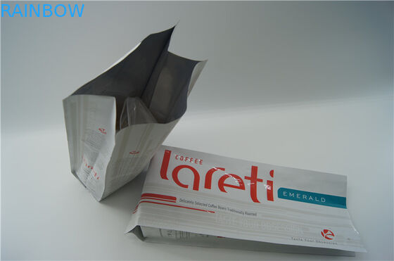 Tas pengemasan kopi sisi gusset customzied untuk kopi bubuk dengan katup