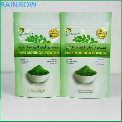 Kustom Doypack Kantong Plastik Kemasan Stand Up Zipper Bag Untuk Blueberry Kering