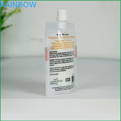 Kantung stand up cair dengan kantung spout / spout untuk kantung spout gel masque / shampoo