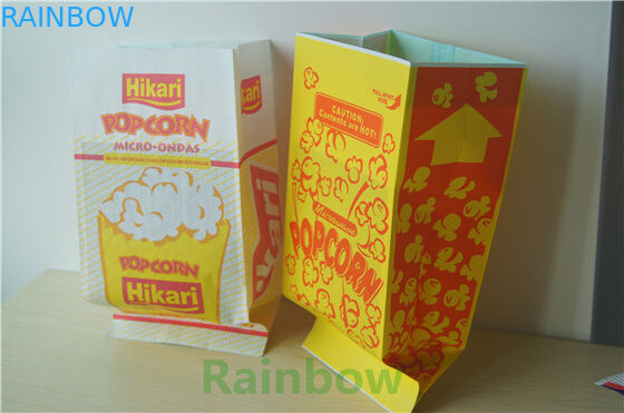 kertas cetak kustom Snack Bag Packaging tas popcorn microwave