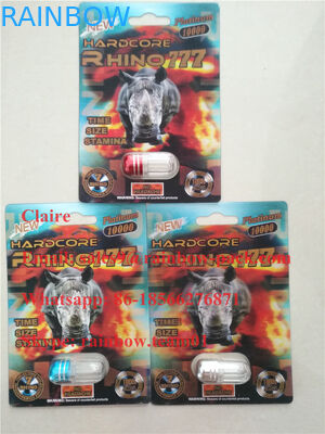 Nilai tertinggi Badak pil seks 3d packing / peningkatan Laki-laki pil kartu packing / 3d blister packing card