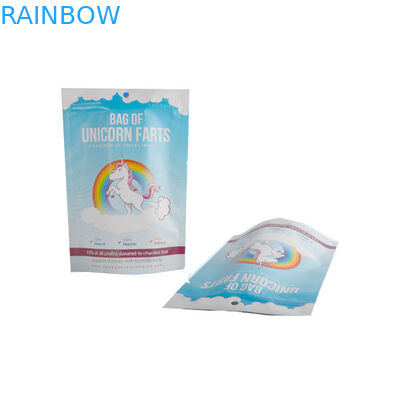 Plastik Laminasi Alum Alumunium Foil Pouch Ziplock Putih Biru Hoki